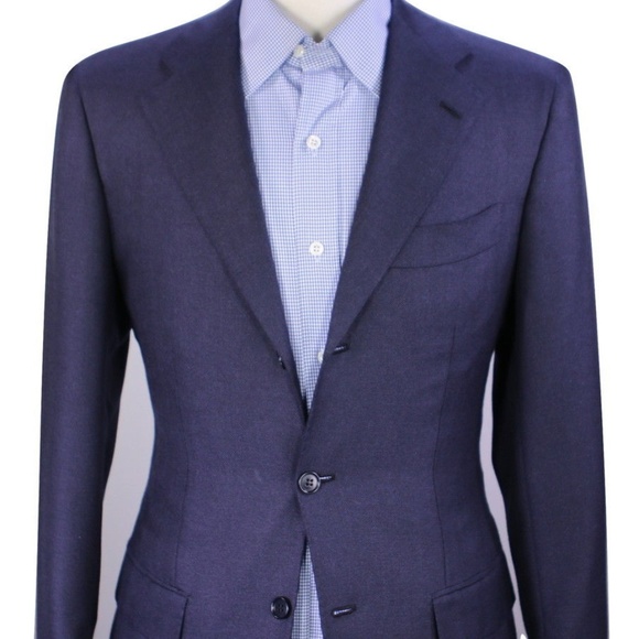Cravate Kiton CIPA 1960 Rare - Septfold Non Doublée Cachemire Noir/marron